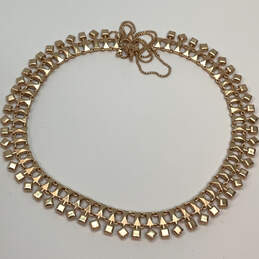 Designer Kendra Scott Gold-Tone Slider Lock Adjsutable Chain Necklace alternative image