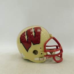 Barry Alvarez Autographed Full Size Helmet Wisconsin Badgers alternative image