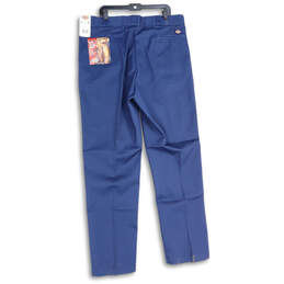 NWT Mens Navy Blue Original 874 Flat Front Work Pants Size 40x34 alternative image
