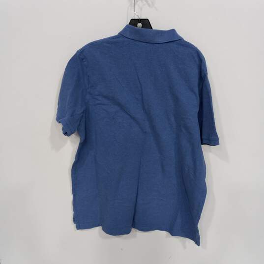 Polo Ralph Lauren Men's Blue Cotton SS Polo Shirt Size XL image number 2