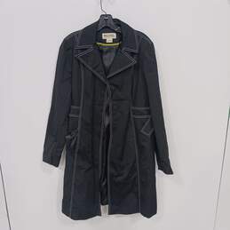 Michael Kors Black Rain Coat Women's Size L