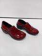 BOC Women's Red Leather Walking Shoes image number 1