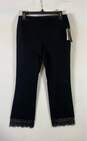 Alfani Black Lace Ankle Pants - Size 6 NWT image number 1