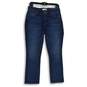 Womens Blue Medium Wash Stretch Pockets Denim Skinny Leg Jeans Size 27 image number 1