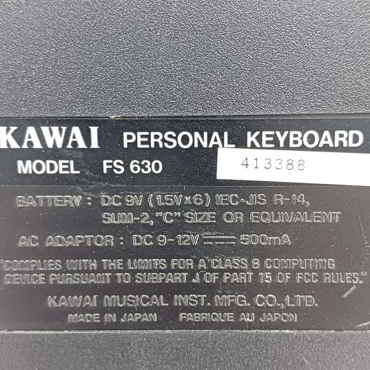 Kawai FS- 630 Digital Electric Keyboard image number 5
