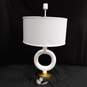 Pacific Coast Lighting - Athena Open Circle Modern Table Lamp - White image number 5