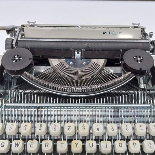 Vintage Portable Mercury Typewriter With Case image number 2