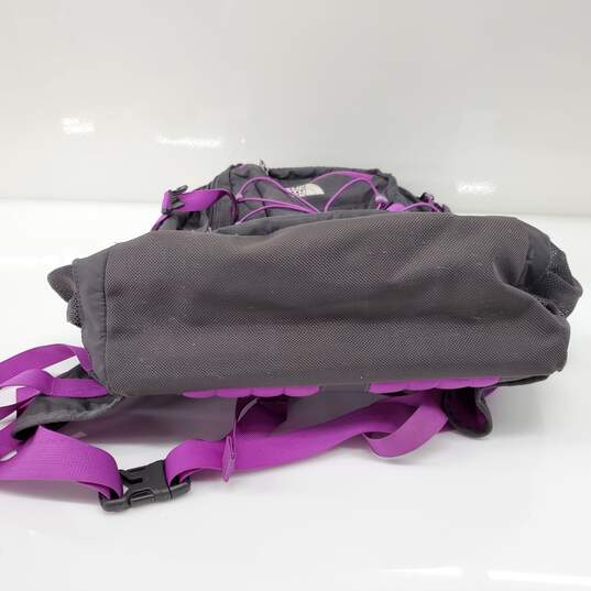 The North Face Borealis Purple Gray Backpack image number 6