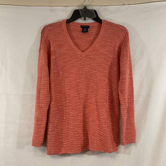 Women's Coral Calvin Klein Jeans Sweater, Sz. S image number 1