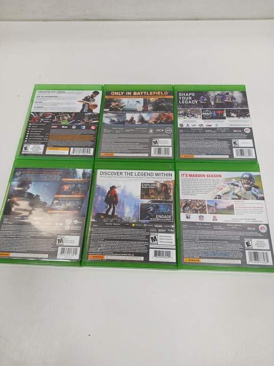 Lot of 6 Microsoft Xbox One Games image number 3
