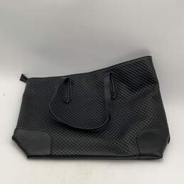 Tory Burch Womens Black Leather Double Handle Inner Pocket Zipper Tote Bag Purse alternative image