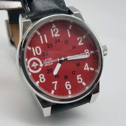 LRG Lifted Research Group 40mm Red Dial Analog Watch