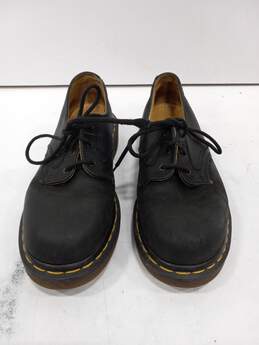 Doc Martens Leather Black Lace-Up Oxford Style Shoes Size 4