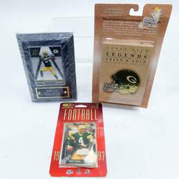 Green Bay Packer Football Trading Card Memorabilia Mixed Lot