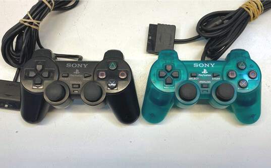 Sony PS2 controllers - lot of 10, mixed color >>FOR PARTS OR REPAIR<< image number 2