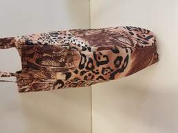 SHARIF Leopard Print Nylon Large Shopper Tote Bag alternative image