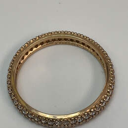 Designer Pandora ALE Gold-Tone Cubic Zirconia Round Shape Band Ring alternative image