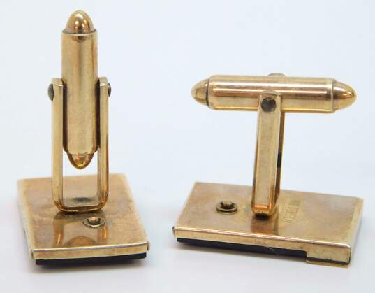 14K Yellow Gold Service Cufflinks 7.3g image number 4