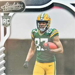 2021 Romeo Doubs Panini Absolute Rookie Green Bay Packers alternative image
