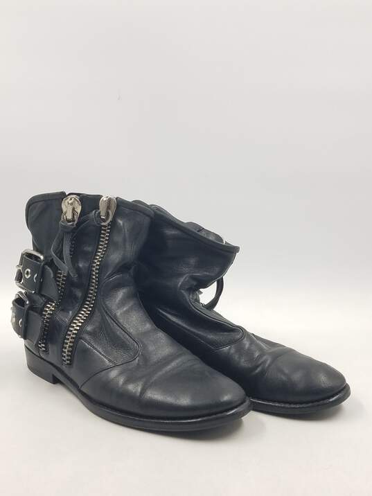 Giuseppe Zanotti Black Zip Ankle Boots W 6.5 image number 3