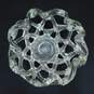 Large Art Blown Glass Candle Centerpiece Net Bowl image number 4