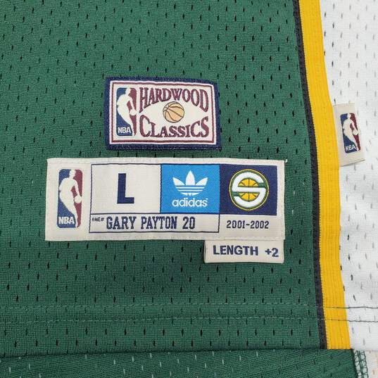 Adidas NBA Seattle Supersonics Gary Payton Basketball Jersey Size L (Length +2) image number 4