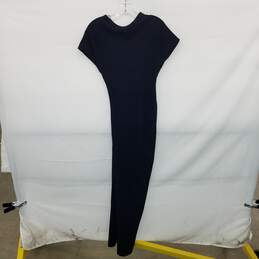 Zara Navy Blue Short Sleeved Maxi Dress WM Size XS NWT