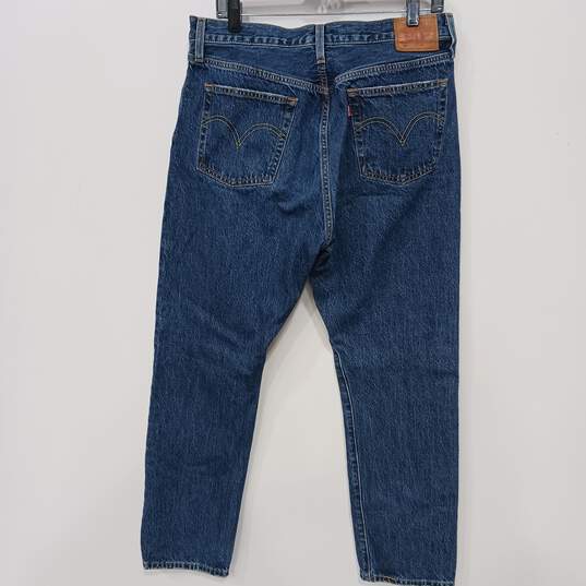 Levi's Straight Blue Jeans Men's Size 32x30 image number 2