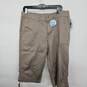 Brown Relaxed Fit Capri Pants image number 1