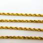 14K Yellow Gold Rope Chain Necklace for Repair 3.7g image number 2