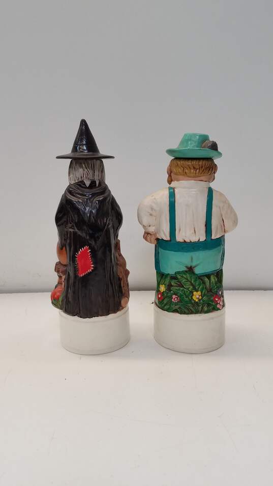 Alberta's Molds  Set of 2 Vintage Ceramic Decanters  Bavarian /Witch image number 3