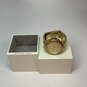 Designer Michael Kors Gold-Tone Round Chronograph Analog Wristwatch w/ Box image number 4