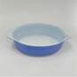 Vintage Pyrex New Holland Blue 2.5 Qt. Oval Casserole Dish No Lid image number 1