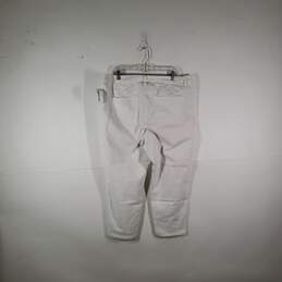 Womens Medium Wash 5 Pocket Design Regular Fit Capri Jeans Size 22 alternative image