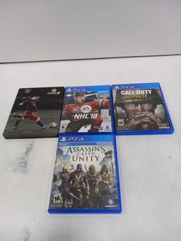 Bundle of Four Assorted PlayStation 4 Video Games