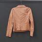 R Label Women Brown Faux Leather Jacket NWT S image number 2