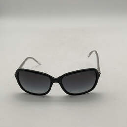 Womens 532711 Black Glitter Crystal Tortoise Shell Rectangular Sunglasses