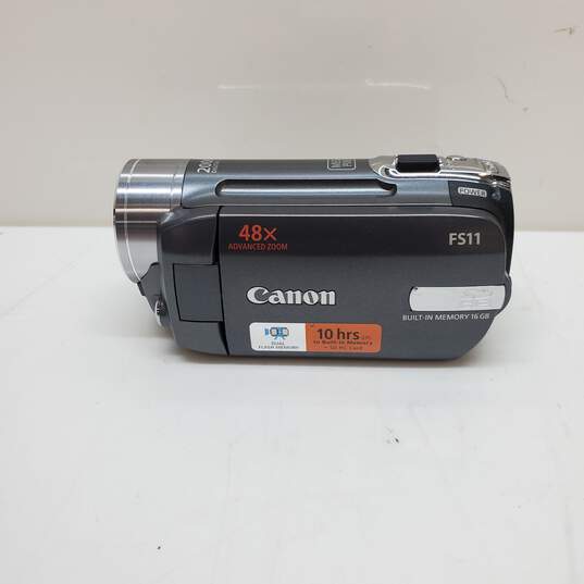 Canon FS11 45x Zoom Compact Handheld 16GB Built in Memory Camcorder image number 5