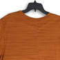 Mens Orange Heather Dri-Fit Crew Neck Short Sleeve Pullover T-Shirt Sz XXL image number 2