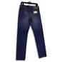 NWT Mens Blue Denim Medium Wash Pockets Skinny Leg Jeans Size 30X34 image number 2