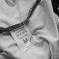 Black White Long Sleeve Back Zip Dress image number 3