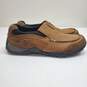 Nunn Bush All Terrain Comfort Slip on Shoes in Brown Pebbled Leather 12 M image number 1