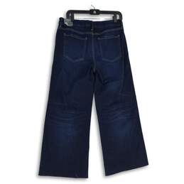 NWT Kut Womens Blue Denim Dark Wash 5-Pocket Design Wide Leg Jeans Size 8 alternative image