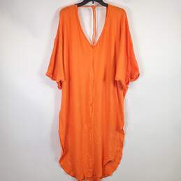Free People Women Orange Captain Dress M NWT alternative image