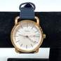 Designer Fossil The Commuter ES4334 Gold Stainless Steel Analog Wristwatch image number 1