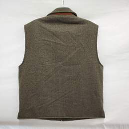 Brooks Brothers MN's Loro Piana Storm System Heavy Wool Blend Brown Vest Size SM alternative image