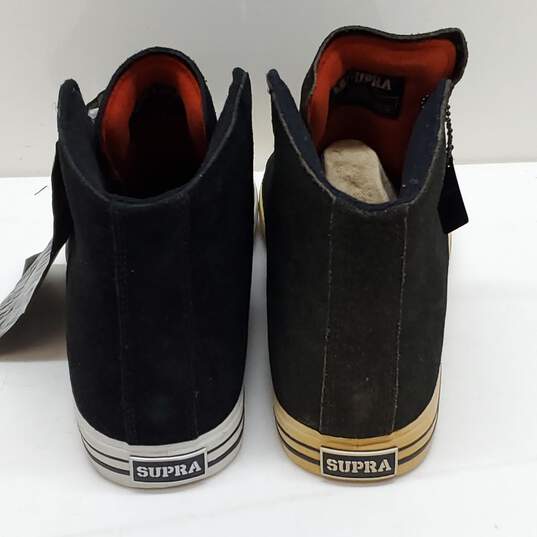 Supra Men's Jim Greco Thunder High Top Black Sneakers Size 10 image number 5