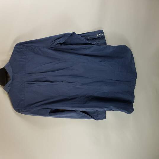 Island Company Mens Blue Casual Shirt Large image number 2