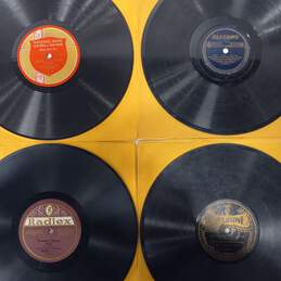 13 Assorted Label 78 Speed Various Genre Vinyl Record Albums alternative image