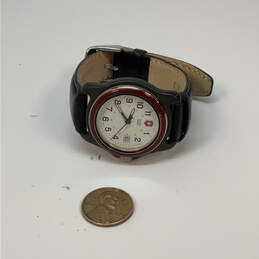 Designer Swiss Army Adjustable Strap White Round Dial Analog Wristwatch alternative image